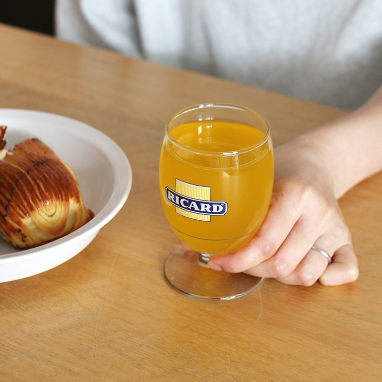 VINTAGE｜RICARD　脚付グラス
