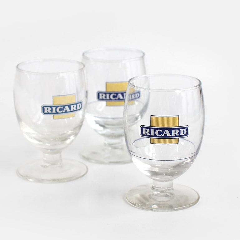 VINTAGE｜RICARD　脚付グラス