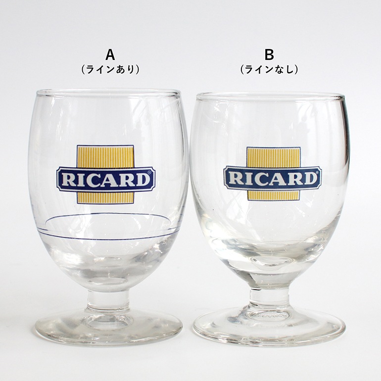 VINTAGE｜RICARD　脚付グラス