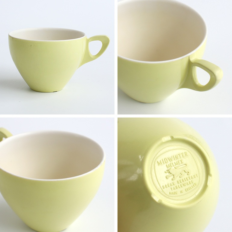 VINTAGE｜Mid winter MELMEX メラミン C&S yellow