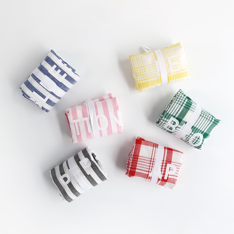 VETLER ベトラー｜マルシェ エコバッグ　オーバーチェック【全3色】