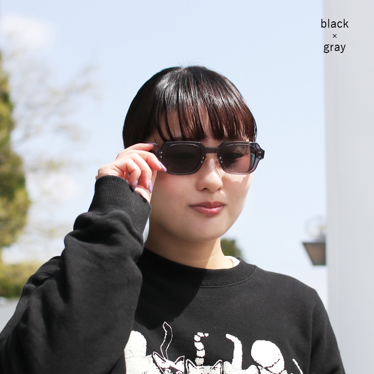 USSタイプ S9 アイウェア フレーム (ピュアブラック×クリア)