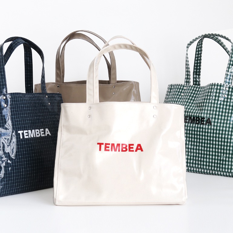 TEMBEA テンベア｜CARRY TOTE CHECK BLUE 通販｜DUPON35