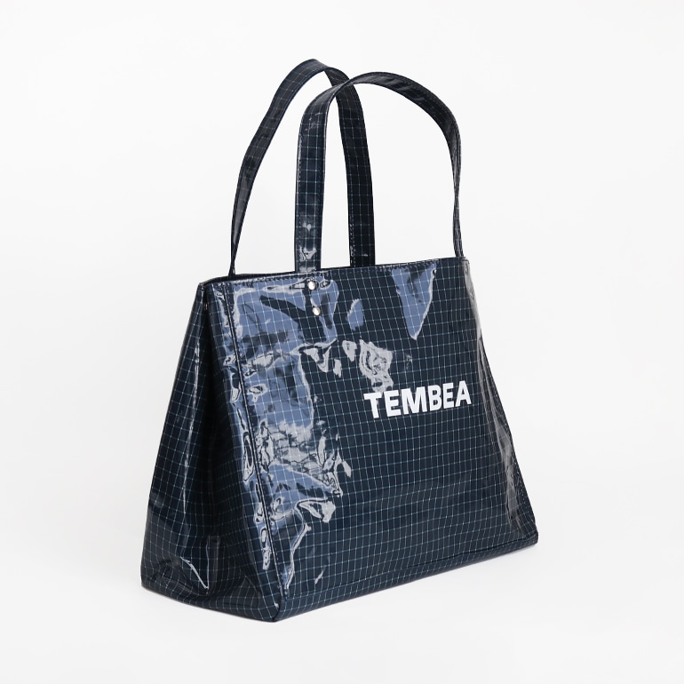 TEMBEA テンベア｜CARRY TOTE　CHECK BLUE