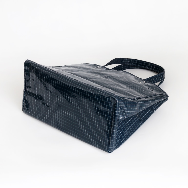 TEMBEA テンベア｜CARRY TOTE　CHECK BLUE