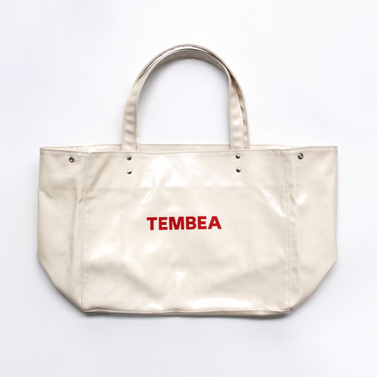 TEMBEA テンベア｜CARRY TOTE　CHECK BLUE