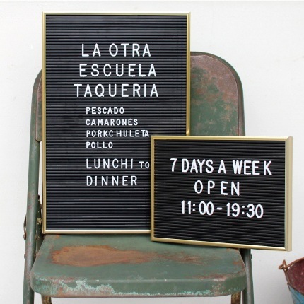 Letter Board Gold(L)