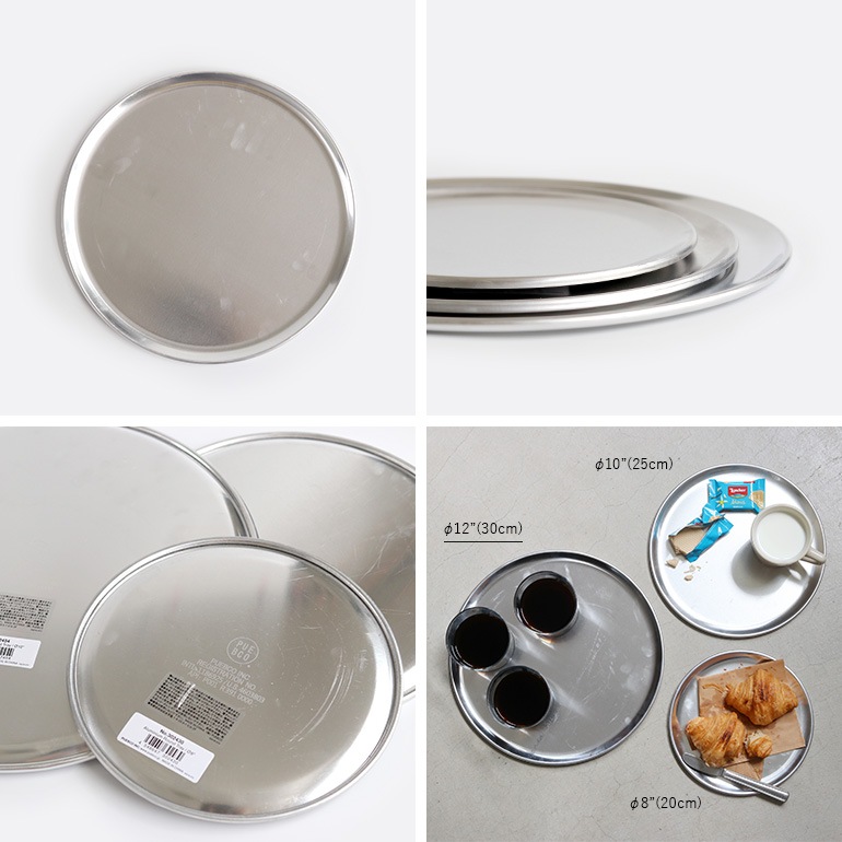 PUEBCO プエブコ｜ALUMINIUM ROUND TRAY Φ12