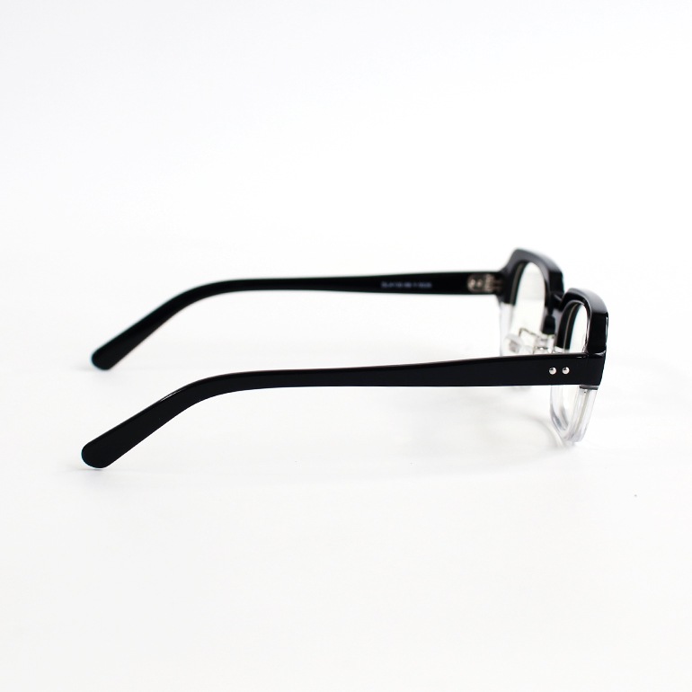 USSタイプ S9 アイウェア フレーム (ピュアブラック/クリア×クリア)