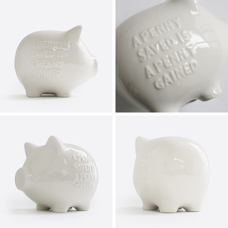 DETAIL ディテール｜Crackle Piggy Bank クラックル ピギー バンク