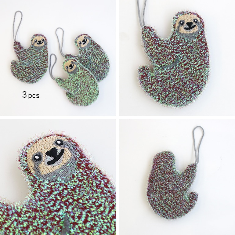 KIKKERLAND キッカーランド｜SLOTH SCRUB SPONGE (3個組)
