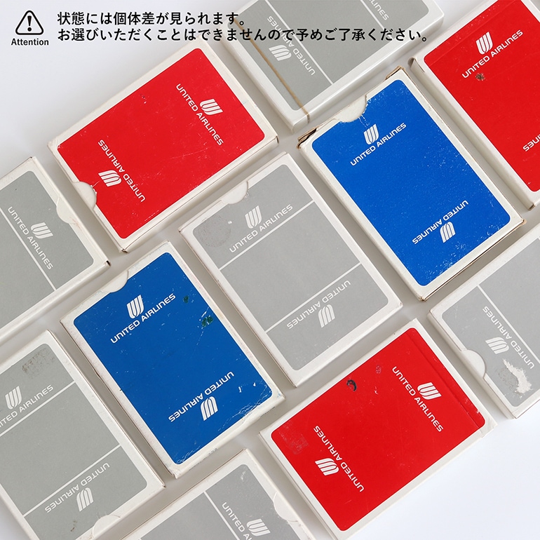 VINTAGE｜playing cards トランプ【UNITED AIRLINE】