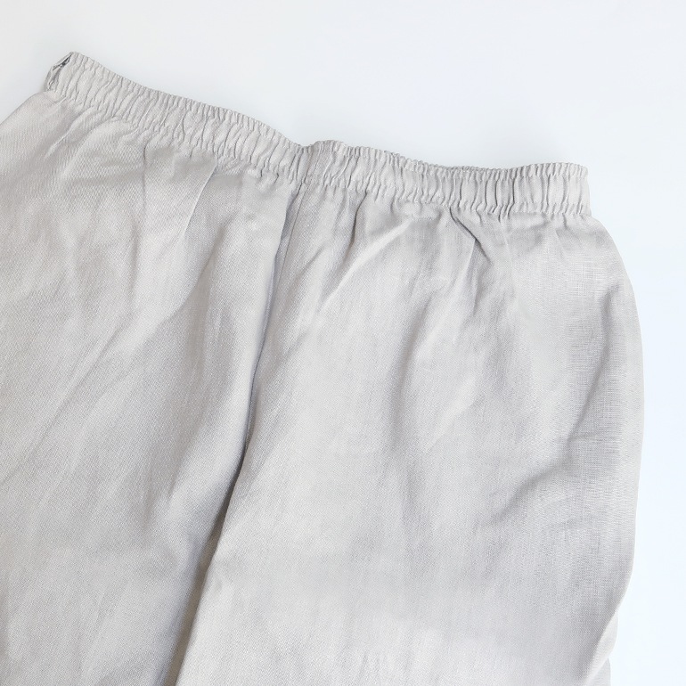 VOIRY ヴォイリー｜DOCTOR PANTS-LINEN L-GRAY