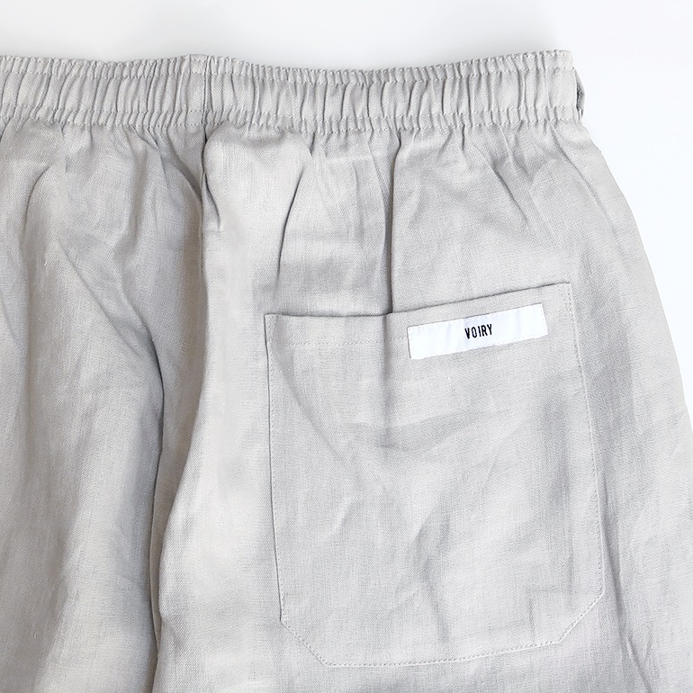 VOIRY ヴォイリー｜DOCTOR PANTS-LINEN L-GRAY