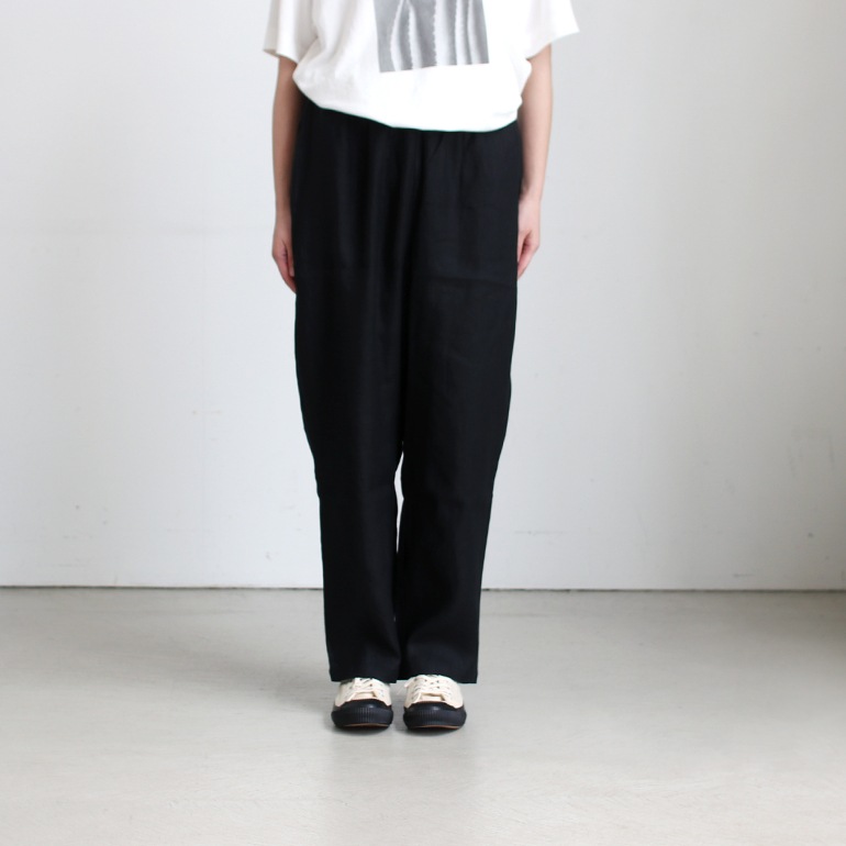 VOIRY ヴォイリー｜DOCTOR PANTS-LINEN L-GRAY