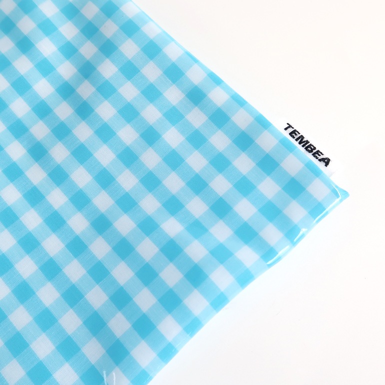 TEMBEA テンベア｜3HANDLE TOTE　GINGHAM SAX