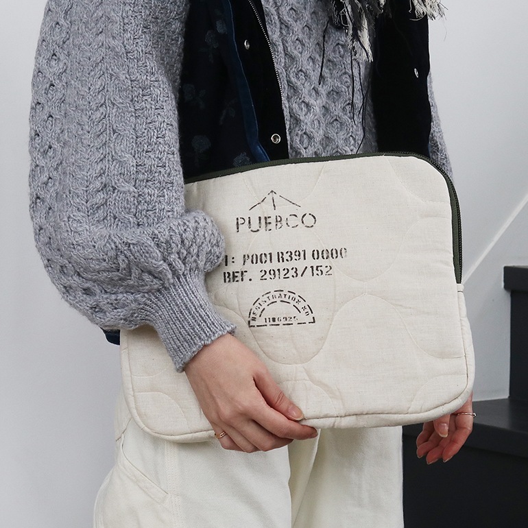 PUEBCO プエブコ｜QUILTED LAPTOP CASE / 13