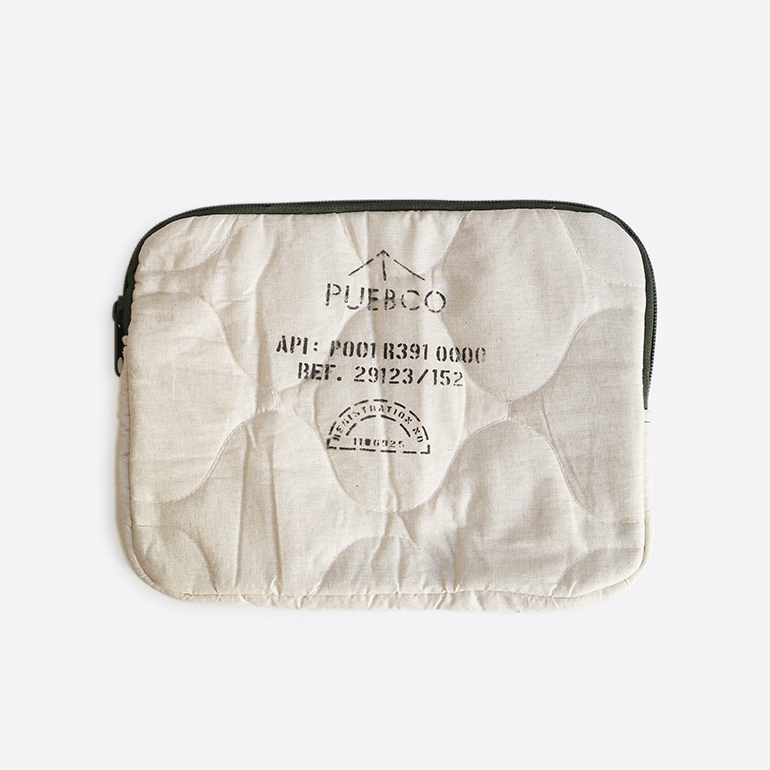 PUEBCO プエブコ｜QUILTED LAPTOP CASE / 13