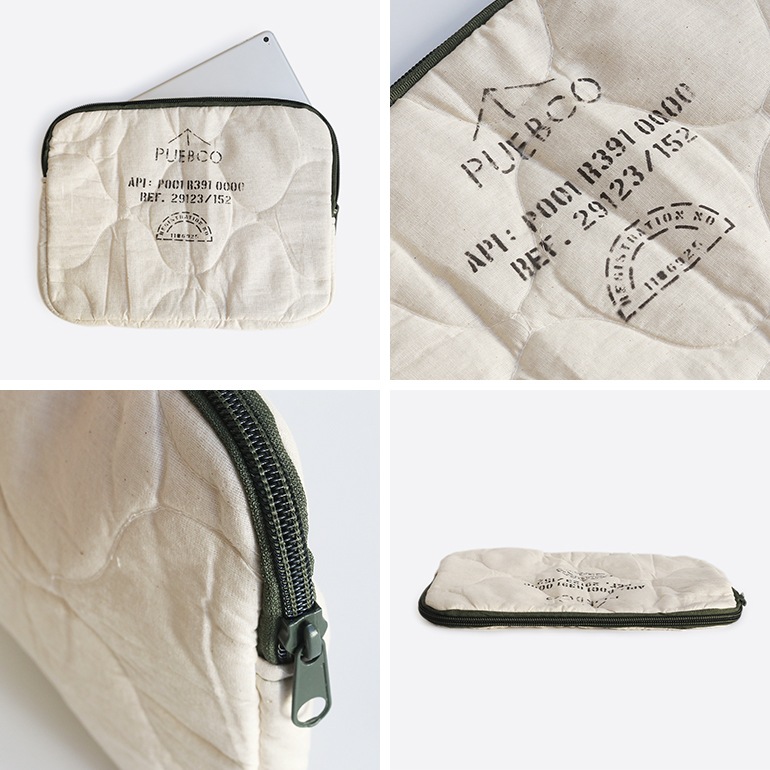 PUEBCO プエブコ｜QUILTED LAPTOP CASE / 13