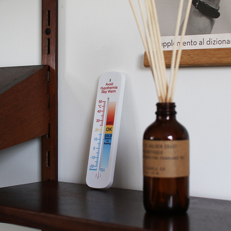 DETAIL ディテール｜Brannan Plastic Wall Thermometer 155mm Comfort プラスチック ウォール サーモメーター 155mm コンフォート