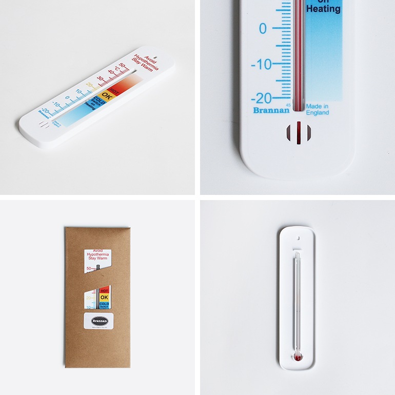 DETAIL ディテール｜Brannan Plastic Wall Thermometer 155mm Comfort プラスチック ウォール サーモメーター 155mm コンフォート