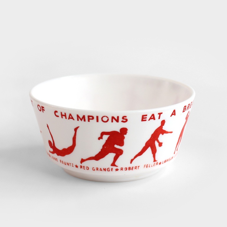 VINTAGE｜Hazelatlas シリアルボウル CHAMPIONS