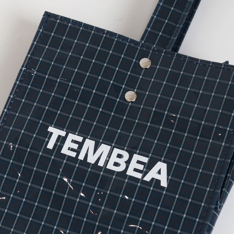 TEMBEA テンベア｜CUBE TOTE　CHECK BLUE
