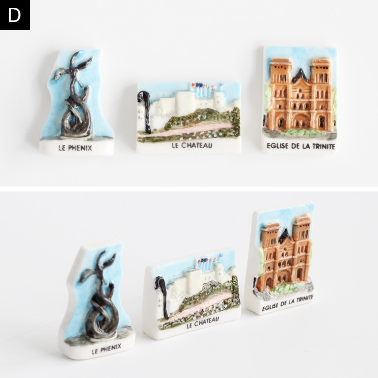 VINTAGE｜feve フェーヴ【Landmark in France】3点セット France