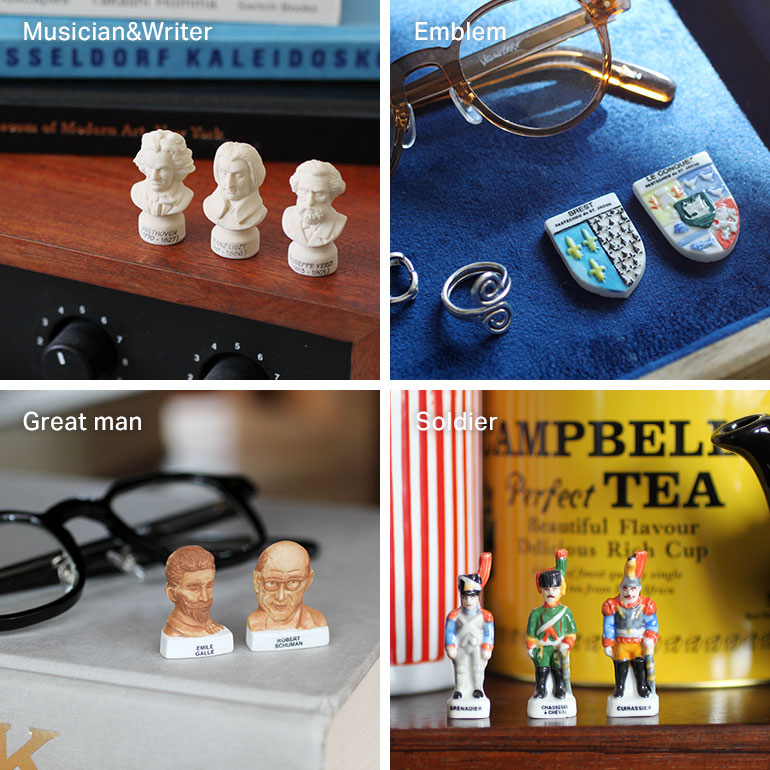 VINTAGE｜feve フェーヴ【Landmark in France】3点セット France