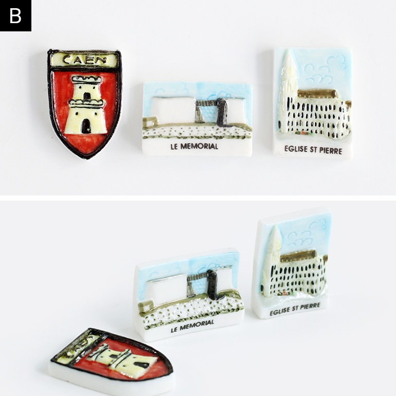 VINTAGE｜feve フェーヴ【Landmark in France】3点セット France