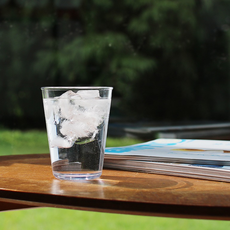 THE ザ｜THE UNBREAKABLE GLASS CLEAR SHORT 耐衝撃性プラスチック素材