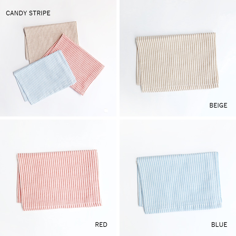 VETLER ベトラー｜キッチンクロス　キャンディーストライプ