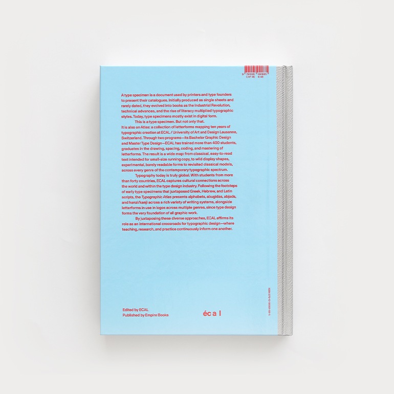 ECAL - A TYPOGRAPHIC ATLAS