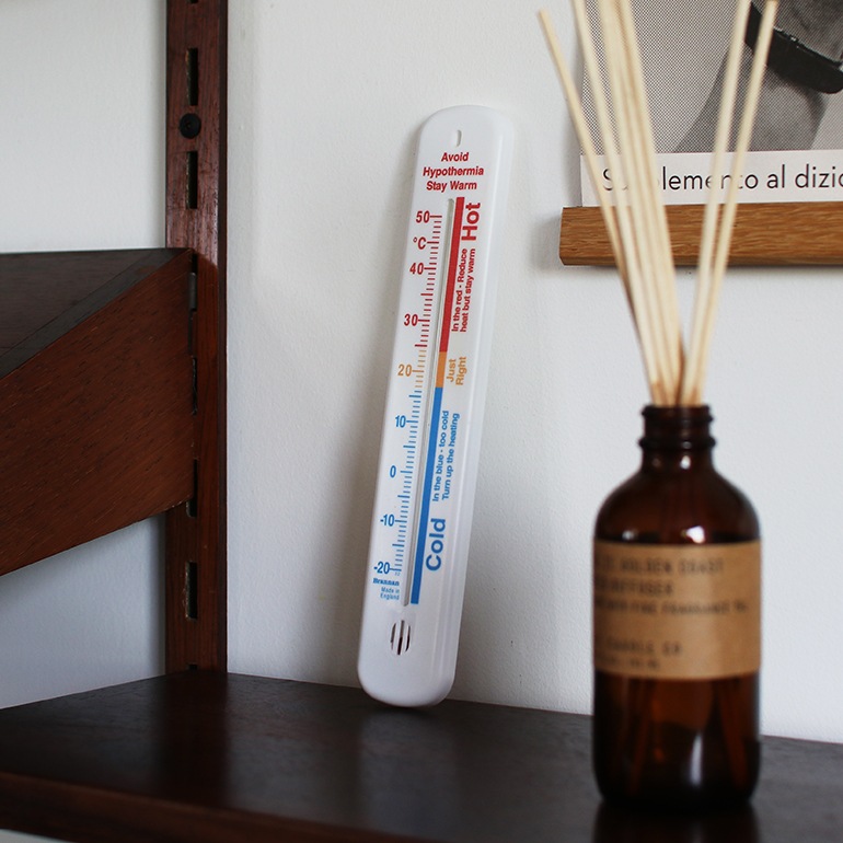 DETAIL ディテール｜Brannan Plastic Wall Thermometer 215mm Comfort プラスチック ウォール サーモメーター 215mm コンフォート