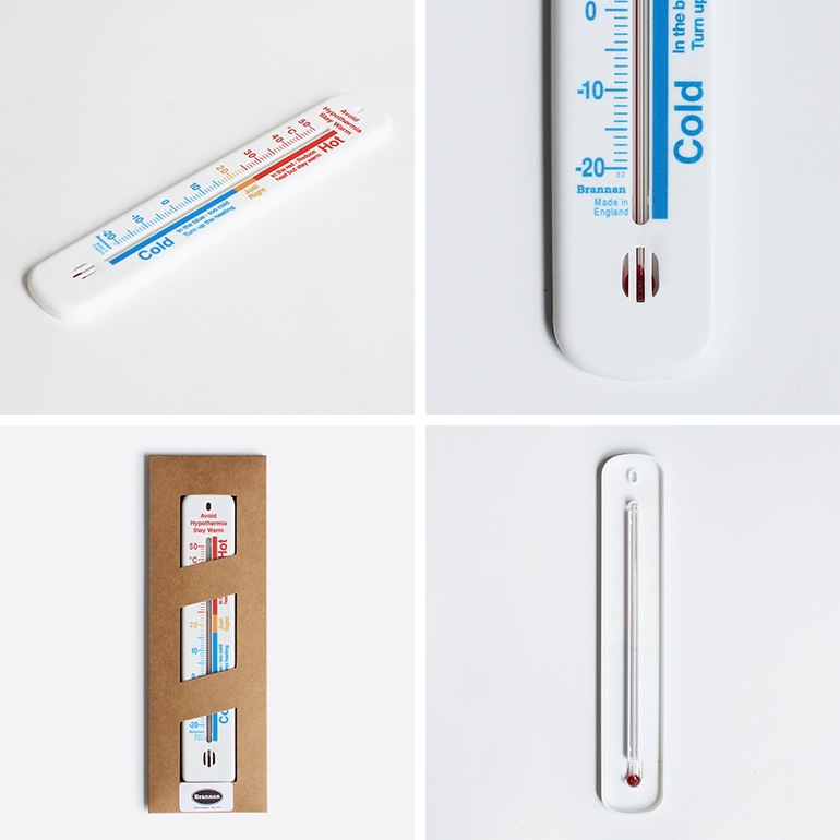 DETAIL ディテール｜Brannan Plastic Wall Thermometer 215mm Comfort プラスチック ウォール サーモメーター 215mm コンフォート