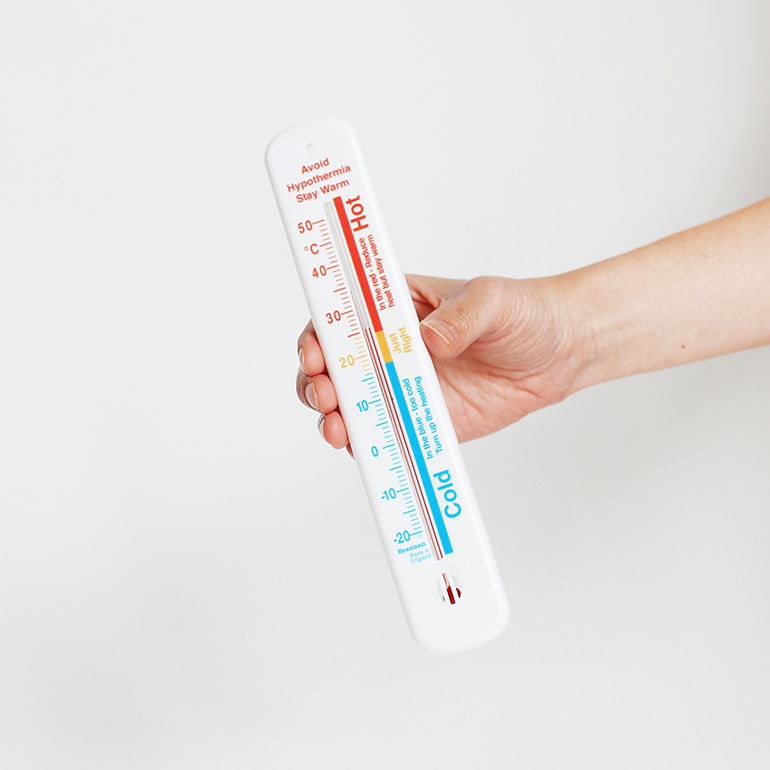 DETAIL ディテール｜Brannan Plastic Wall Thermometer 215mm Comfort プラスチック ウォール サーモメーター 215mm コンフォート