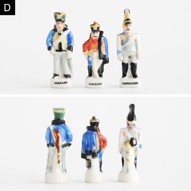 PAUL 120周年記念　2009 フェーブ　フェーヴ　ヴィンテージ　フランス VINTAGE｜feve フェーヴ【Soldier】3点セット France 通販｜DUPON35
