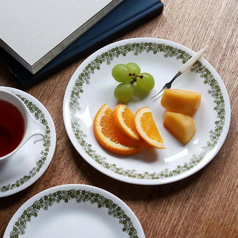 VINTAGE｜Corelle Spring Blossom プレート Φ21cm