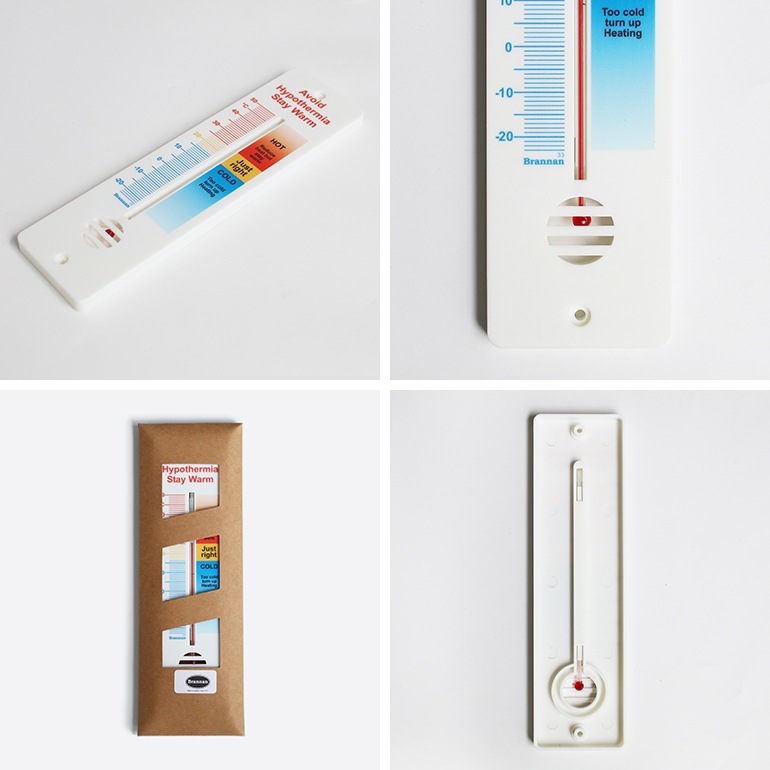 DETAIL ディテール｜Brannan Plastic Wall Thermometer 255mm Comfort プラスチック ウォール サーモメーター 255mm コンフォート