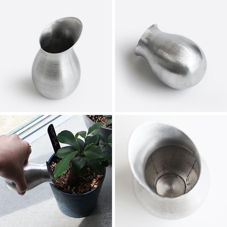 水やりにちょうど良いアルミの水差し【S】
