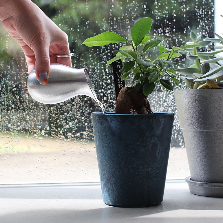 水やりにちょうど良いアルミの水差し【S】