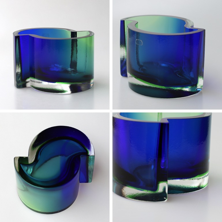 VINTAGE｜Czechoslovakia Bohemian Art Glass