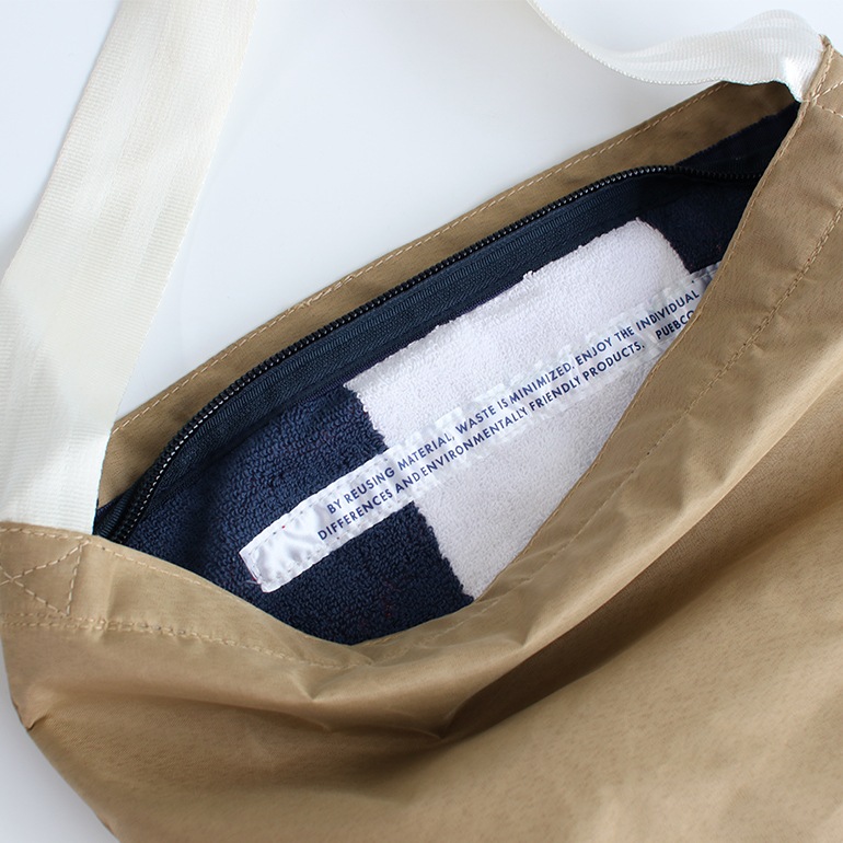 【取扱終了/在庫限り】PUEBCO プエブコ｜RUBBERIZED FABRIC BAG W/ZIPPER