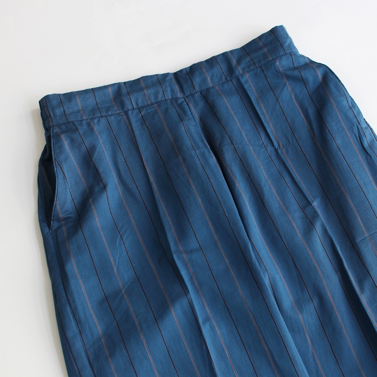 PUEBCO プエブコ｜COMFORT PANTS【COTTON STRIPE】Blue