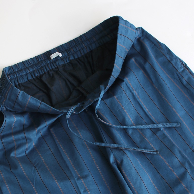 PUEBCO プエブコ｜COMFORT PANTS【COTTON STRIPE】Blue
