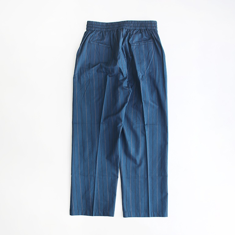 PUEBCO プエブコ｜COMFORT PANTS【COTTON STRIPE】Blue