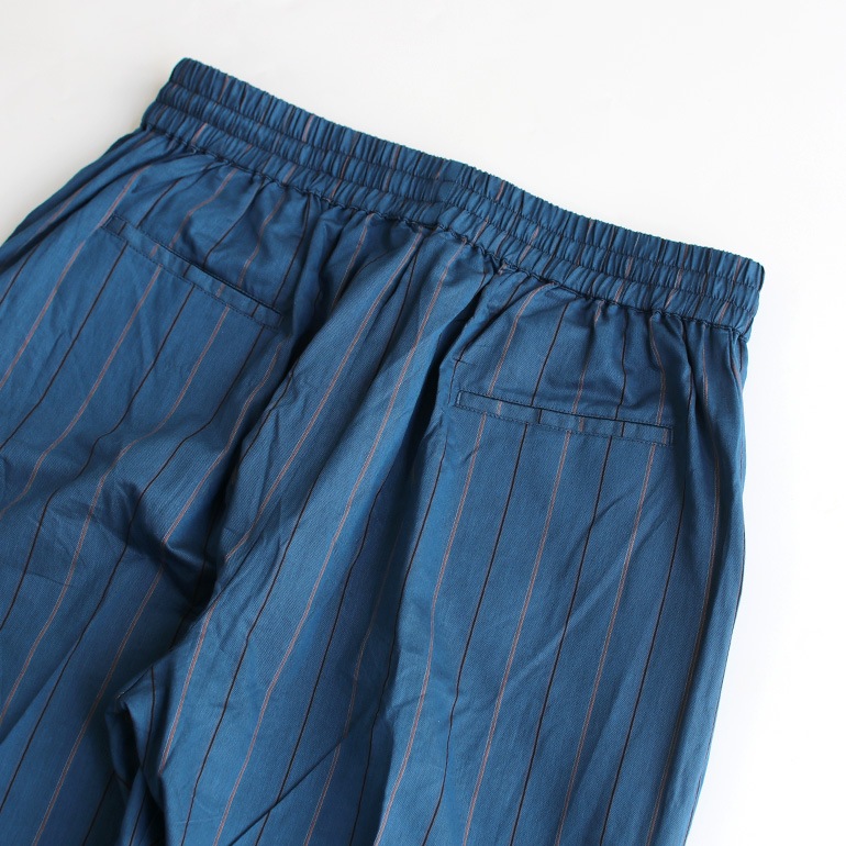 PUEBCO プエブコ｜COMFORT PANTS【COTTON STRIPE】Blue
