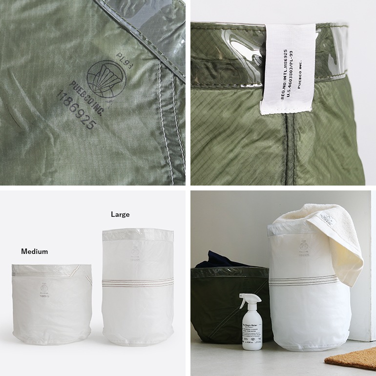 PUEBCO プエブコ｜COVERED VINTAGE PARACHUTE ORGANIZER / Large