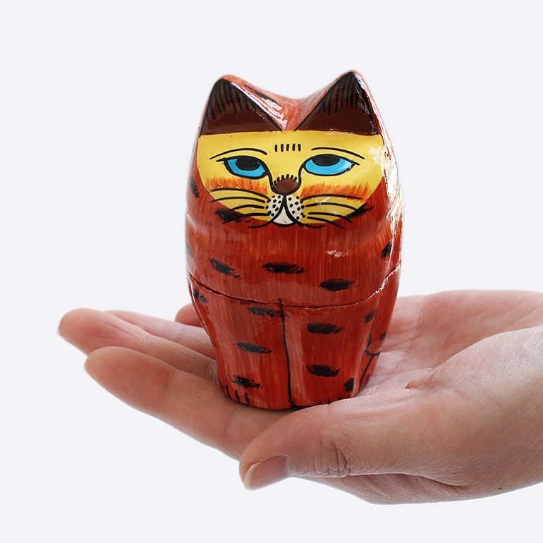 【取扱い終了/セール】DETAIL ディテール｜Papier Mache Standing Cat パピエ マシェ スタンディング キャット