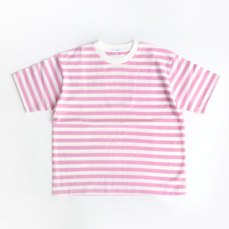 maillot マイヨ｜Tube Border Long S/S-Tee CHERRY PINK 通販｜DUPON35